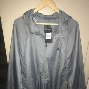 Air Jordan Grey windbreaker Jacket new XXL